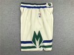 NBA Milwaukee Bucks 2019-20 city shorts Brodé